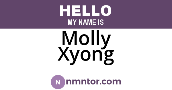 Molly Xyong