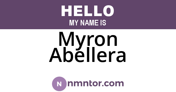 Myron Abellera