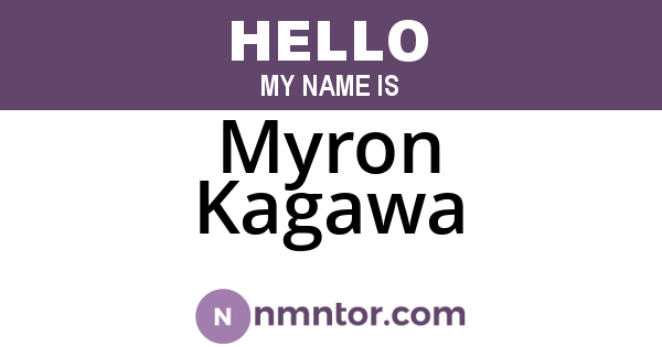 Myron Kagawa
