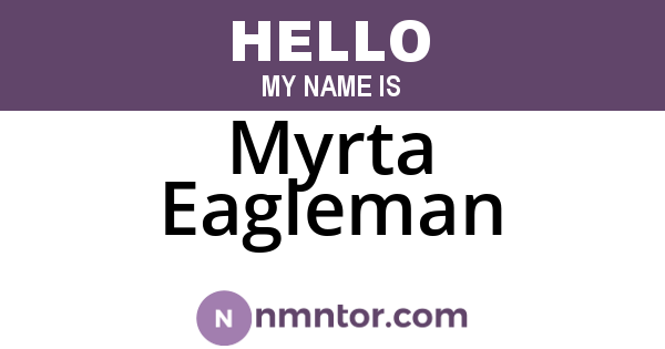 Myrta Eagleman