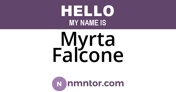 Myrta Falcone