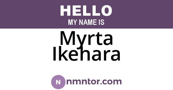 Myrta Ikehara
