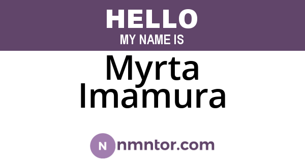 Myrta Imamura