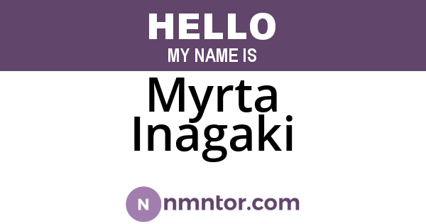 Myrta Inagaki