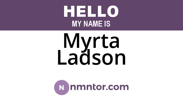 Myrta Ladson