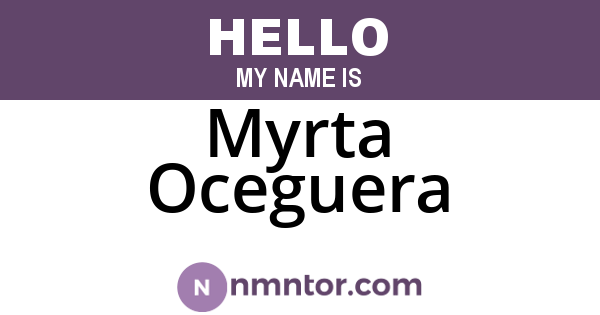 Myrta Oceguera