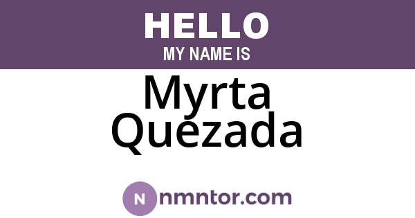 Myrta Quezada