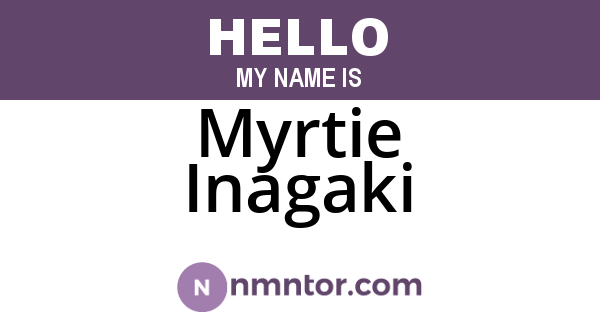 Myrtie Inagaki