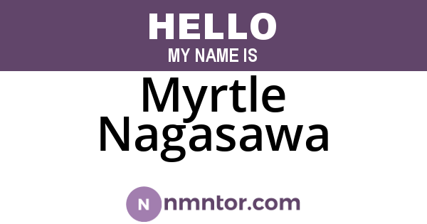 Myrtle Nagasawa