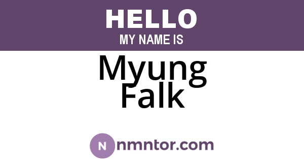 Myung Falk