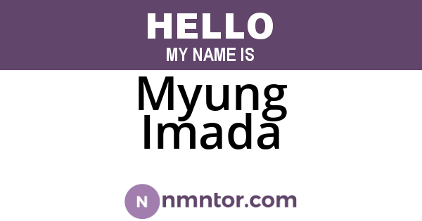Myung Imada