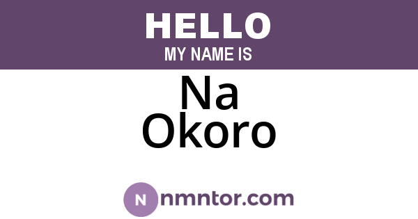 Na Okoro