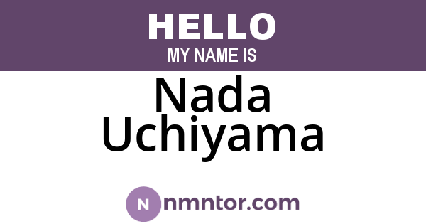 Nada Uchiyama