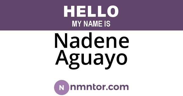 Nadene Aguayo