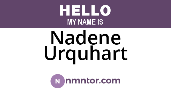 Nadene Urquhart