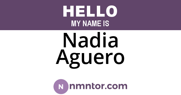 Nadia Aguero