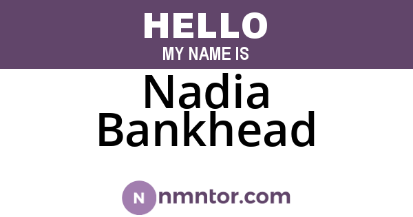 Nadia Bankhead