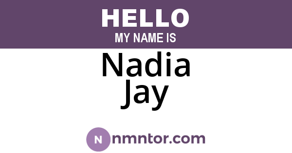 Nadia Jay