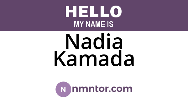 Nadia Kamada