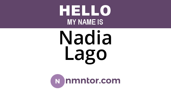 Nadia Lago