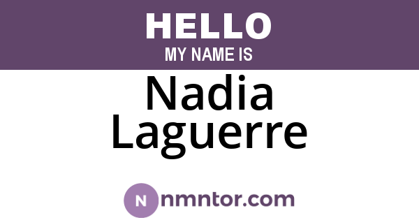 Nadia Laguerre