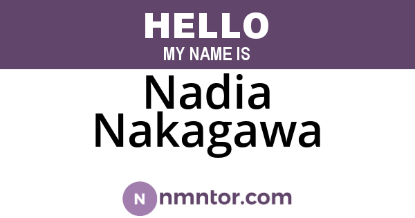 Nadia Nakagawa