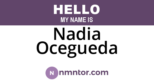 Nadia Ocegueda