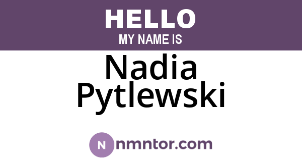 Nadia Pytlewski