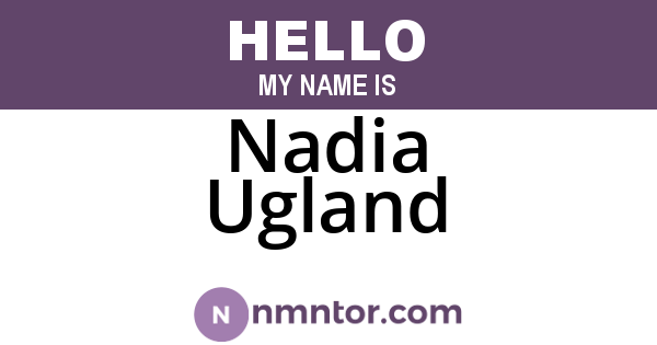 Nadia Ugland