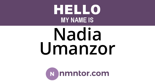 Nadia Umanzor