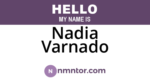 Nadia Varnado