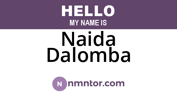 Naida Dalomba