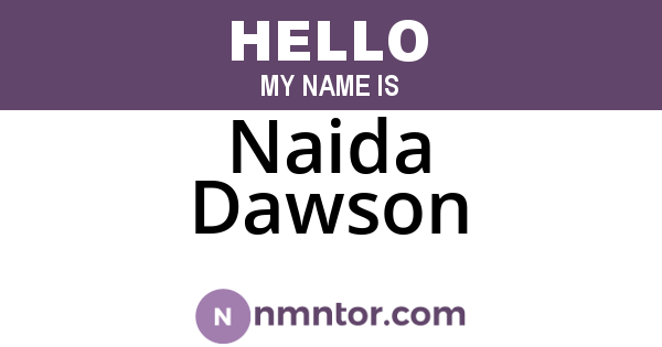 Naida Dawson