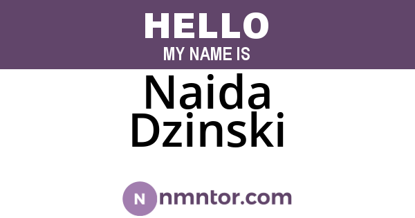 Naida Dzinski