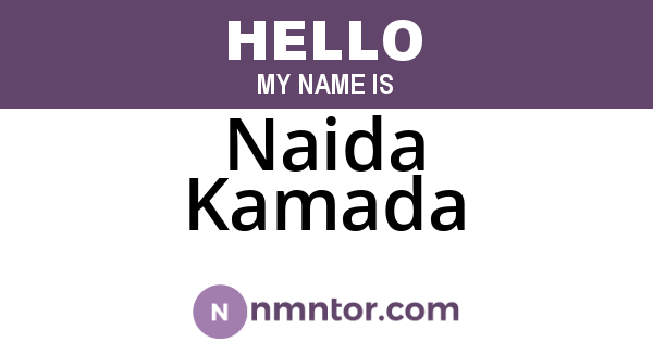 Naida Kamada