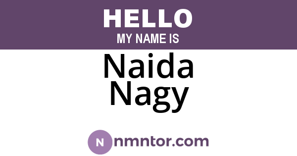 Naida Nagy