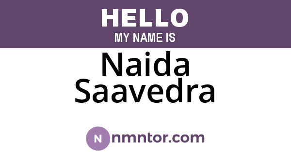 Naida Saavedra