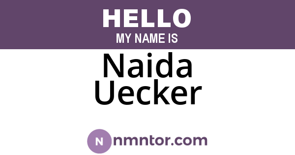 Naida Uecker