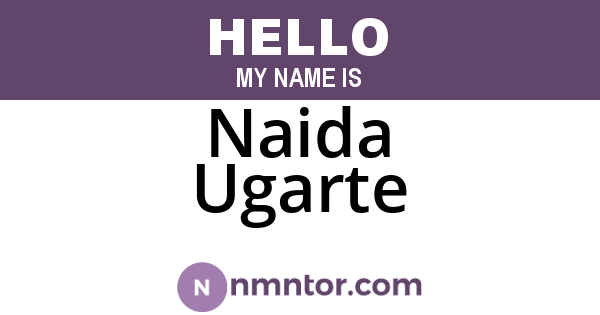 Naida Ugarte