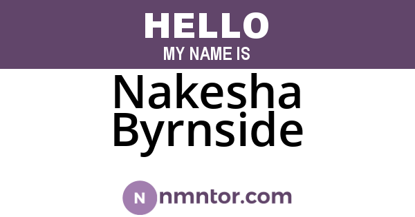 Nakesha Byrnside