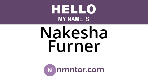Nakesha Furner