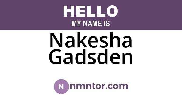 Nakesha Gadsden