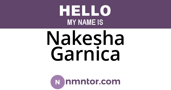 Nakesha Garnica
