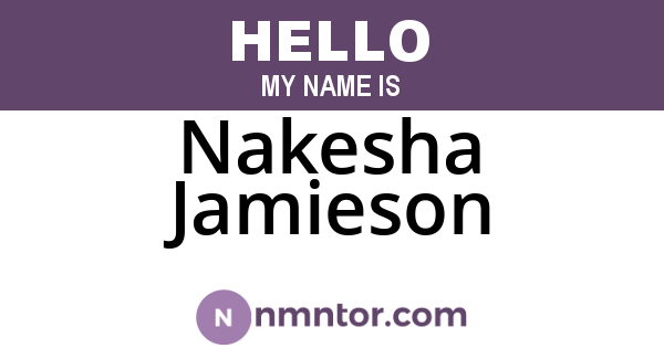Nakesha Jamieson