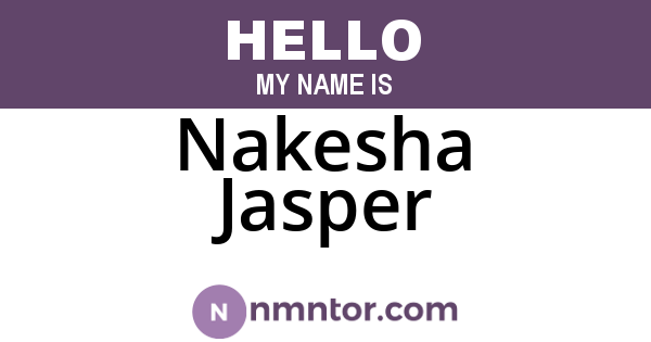 Nakesha Jasper