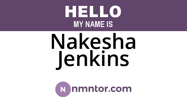 Nakesha Jenkins