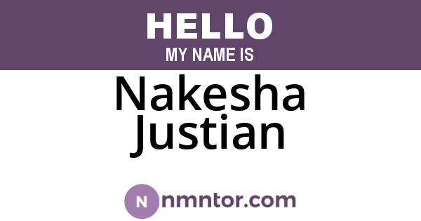 Nakesha Justian