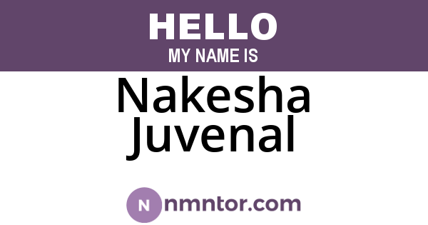 Nakesha Juvenal