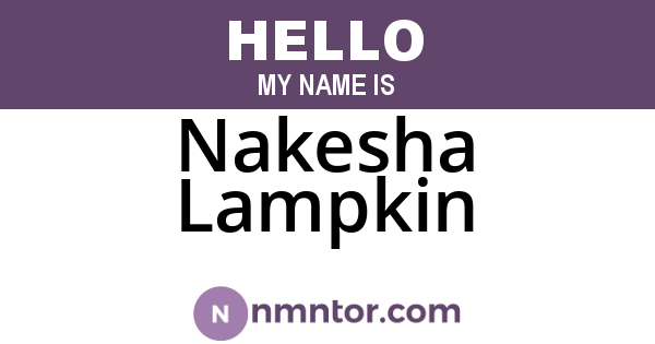 Nakesha Lampkin