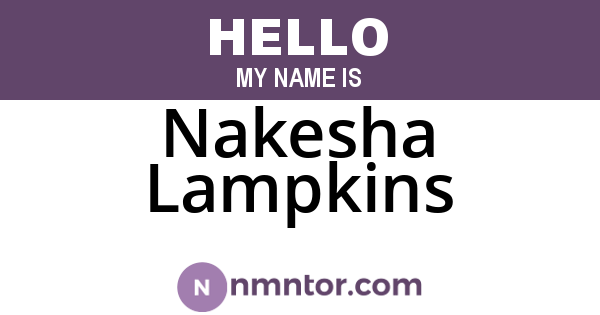 Nakesha Lampkins